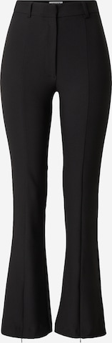EDITEDFlared/zvonoliki kroj Hlače 'Savannah' - crna boja: prednji dio