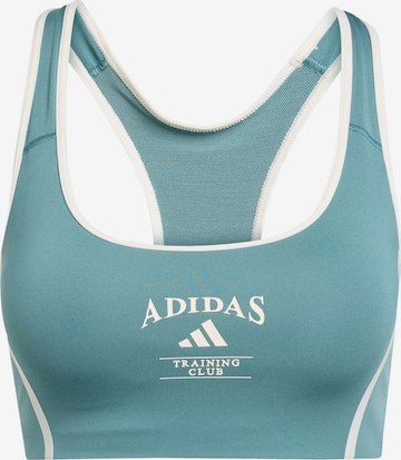 Soutien-gorge de sport 'Powerimpact Heritage' ADIDAS PERFORMANCE en vert : devant