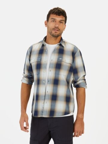 CAMEL ACTIVE Regular fit Button Up Shirt in Blue: front
