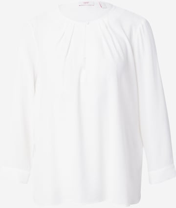 ESPRIT Blouse in Wit: voorkant