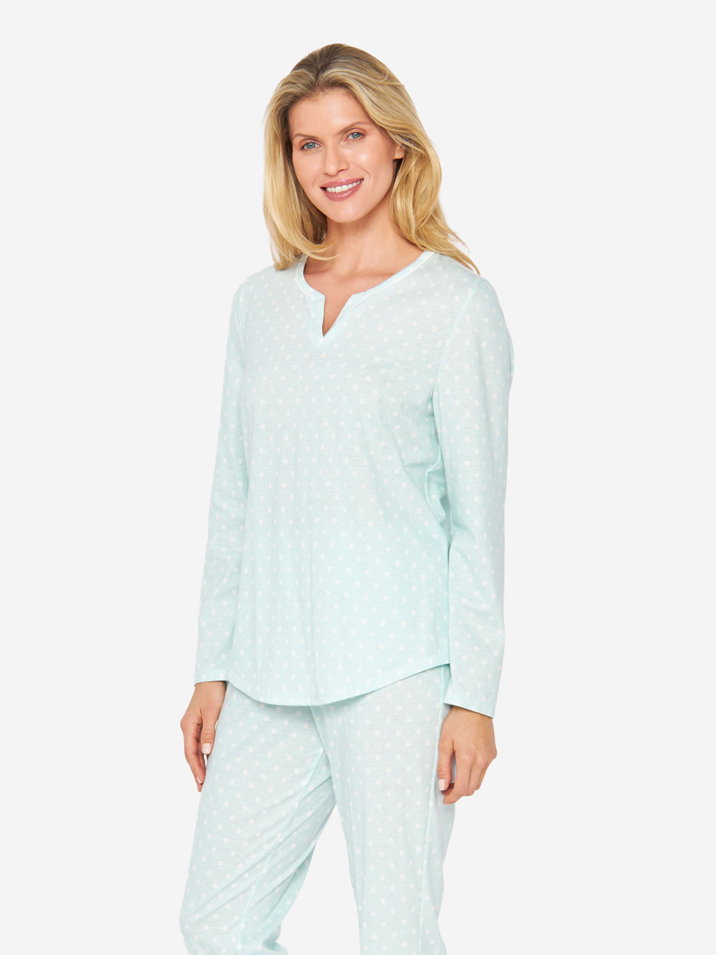 Rösch Pajama ' Mustermix ' in Green