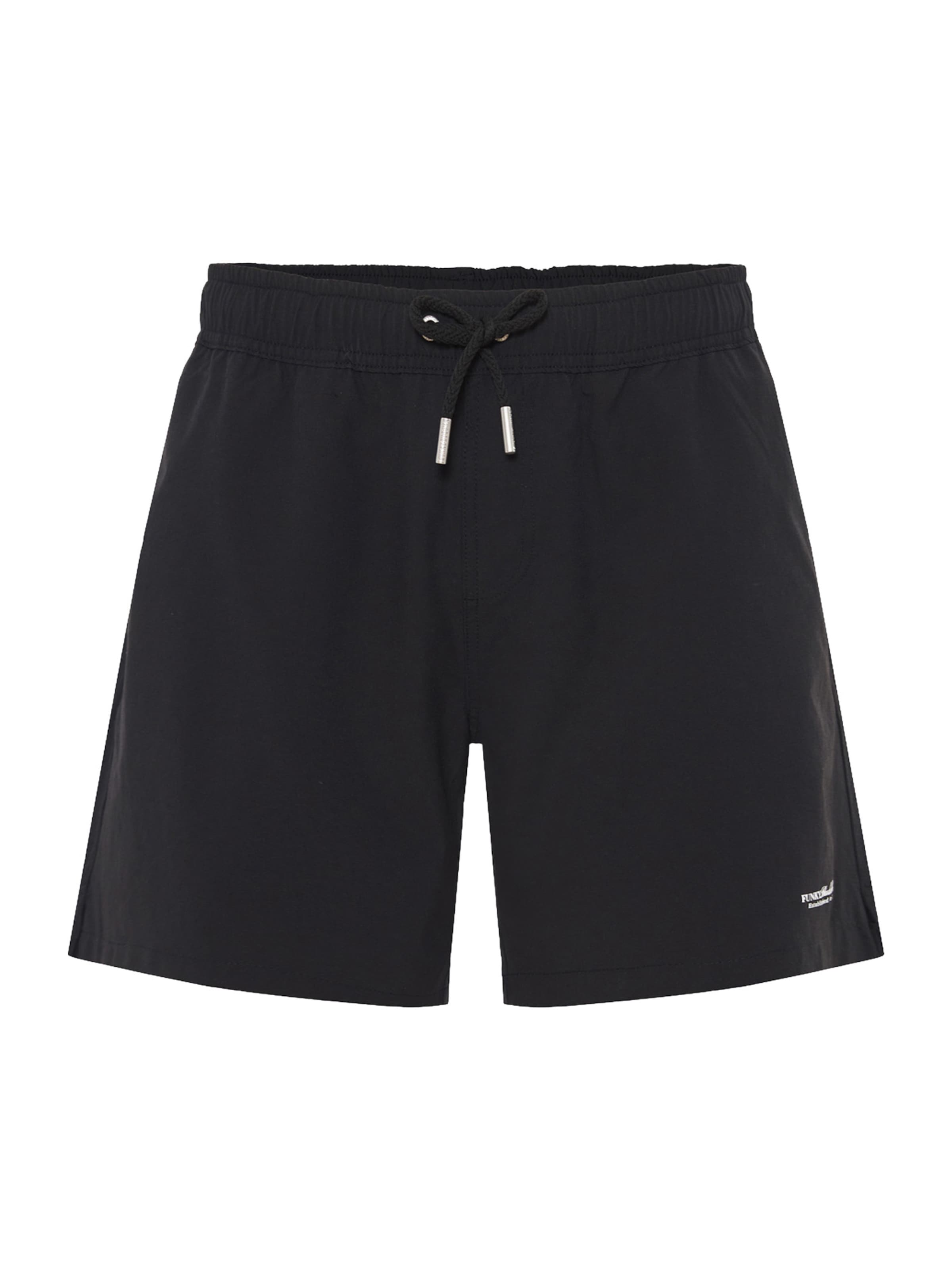 Funky Buddha Swimming shorts in Black: front
