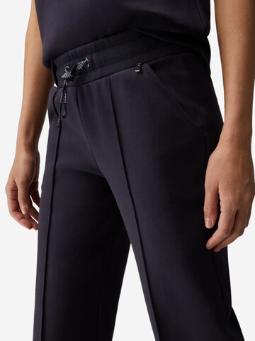 BOGNER Wide Leg Hose in Blau