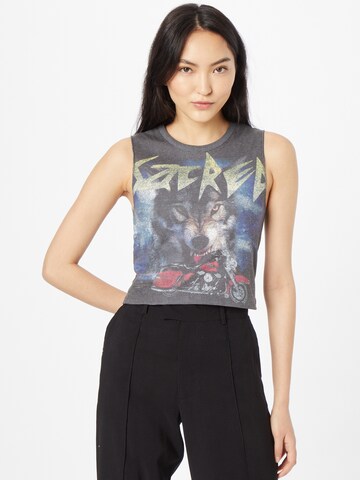 BDG Urban Outfitters Top - Sivá: predná strana