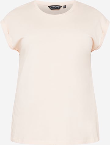 Dorothy Perkins Curve T-shirt i rosa: framsida