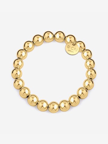 CLASSYANDFABULOUS Jewelry Bracelet 'CLASSYANDFABULOUS Beaded' in Gold: front