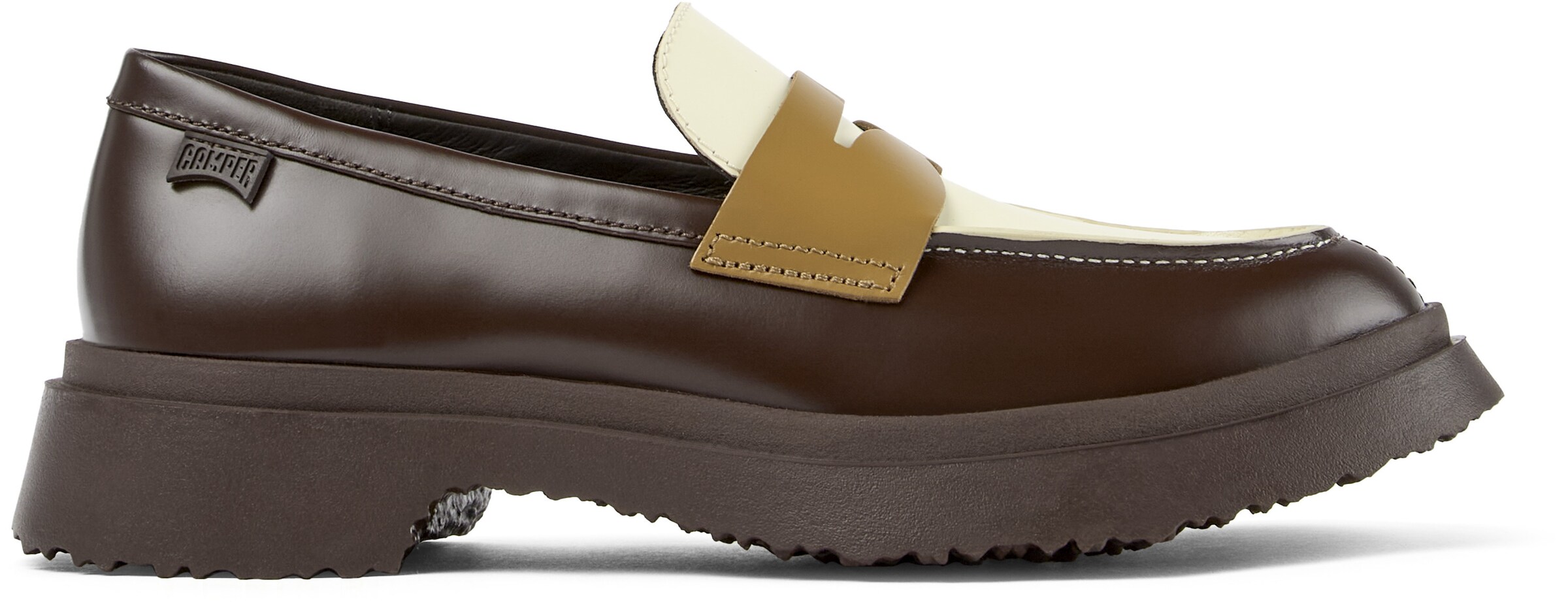 CAMPER Moccasin ' Walden Twins ' in Brown