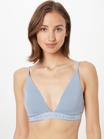 Tommy Hilfiger Underwear Triangle Bra in Blue: front