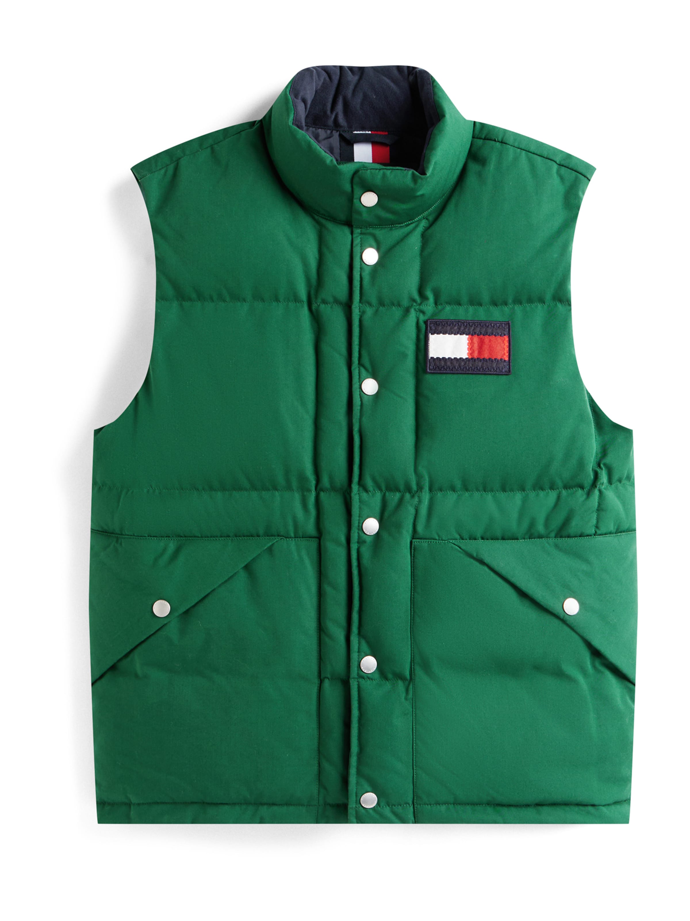 TOMMY HILFIGER - Colete em verde: frente