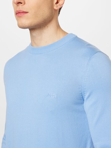 BOSS Black - Pullover 'Pacas' em azul