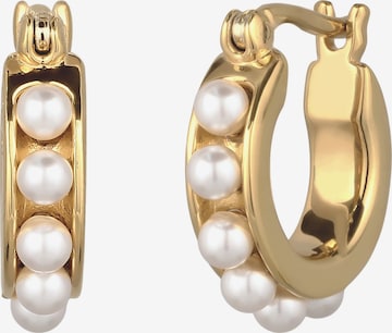 Boucles d'oreilles 'Pearl' ELLI en or : devant
