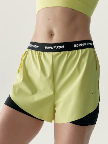 Born Skinny Sportbroek ' Voltrun ' in Geel