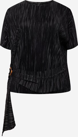 River Island Plus Bluse in Schwarz: predná strana