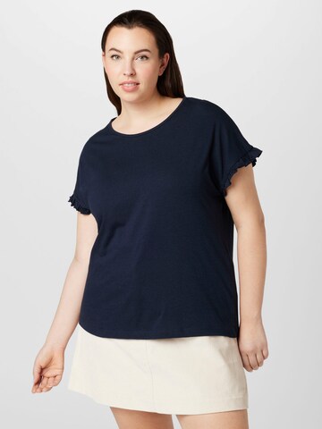 Vero Moda Curve Shirts 'DANA' i blå: forside