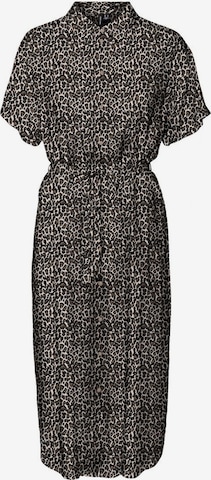 VERO MODA - Vestido camisero 'BUMPY' en beige: frente