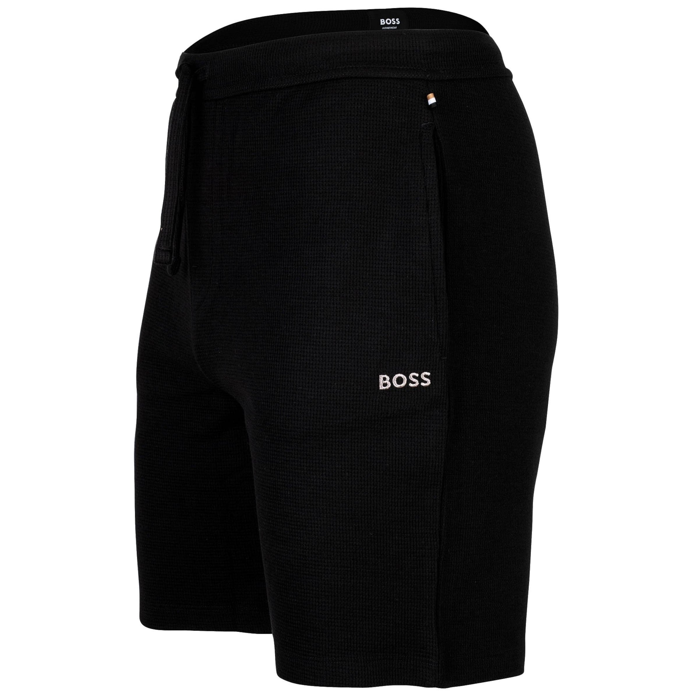 BOSS Loosefit Pyjamasbukser i sort
