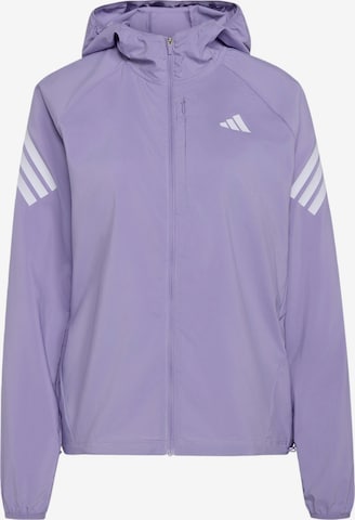 ADIDAS PERFORMANCE Athletic Jacket 'Adi365 Iconic' in Purple: front