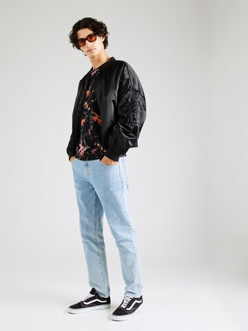 Key Largo Regular fit Shirt 'JUNGLES' in Black