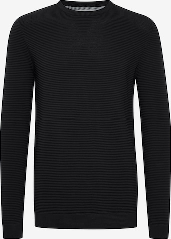 !Solid Sweater 'Nicholas' in Black: front