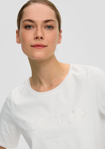 T-shirt s.Oliver BLACK LABEL en blanc