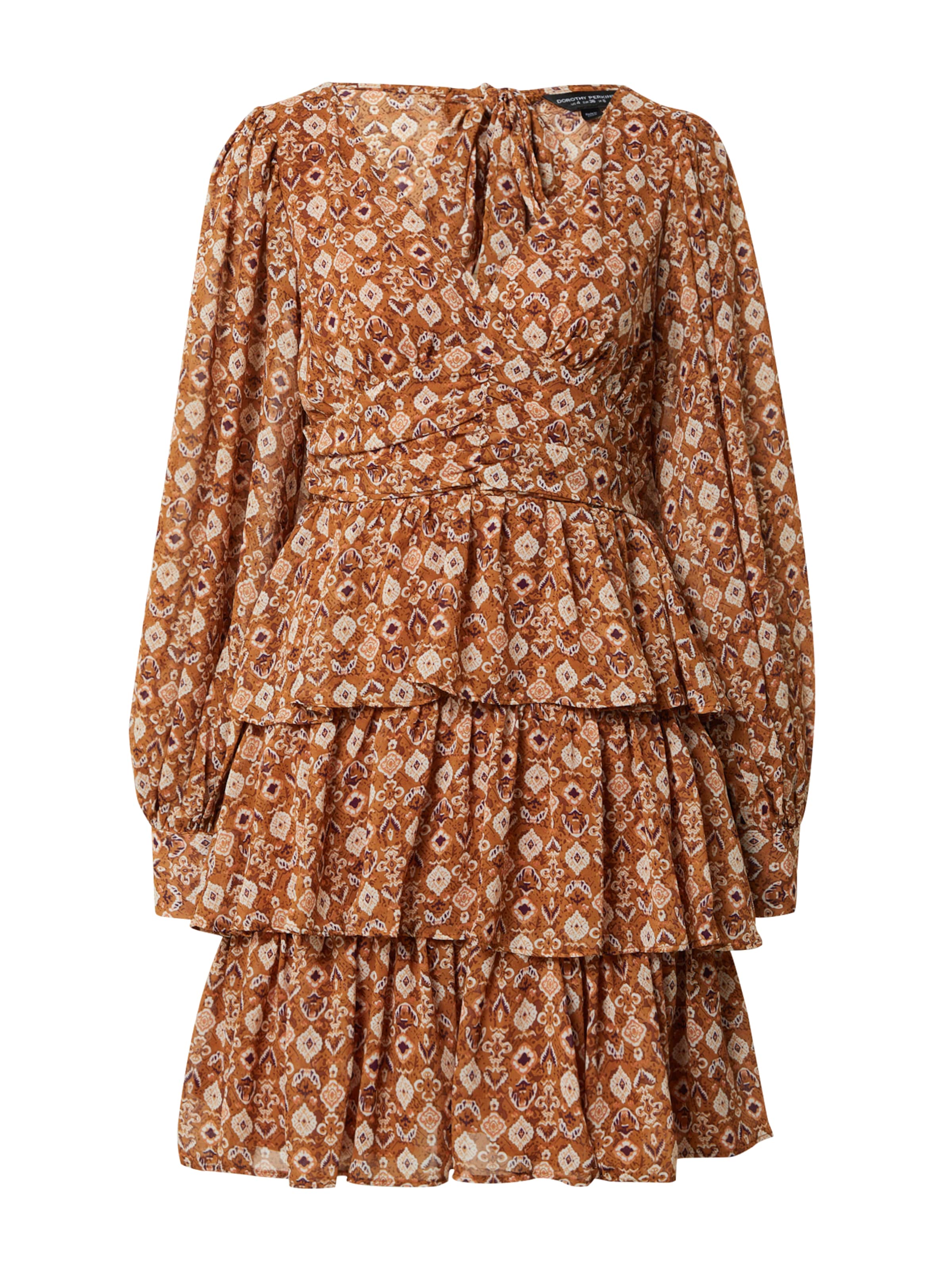 Dorothy Perkins Vestido en marrón / cognac / negro / blanco, Vista del producto