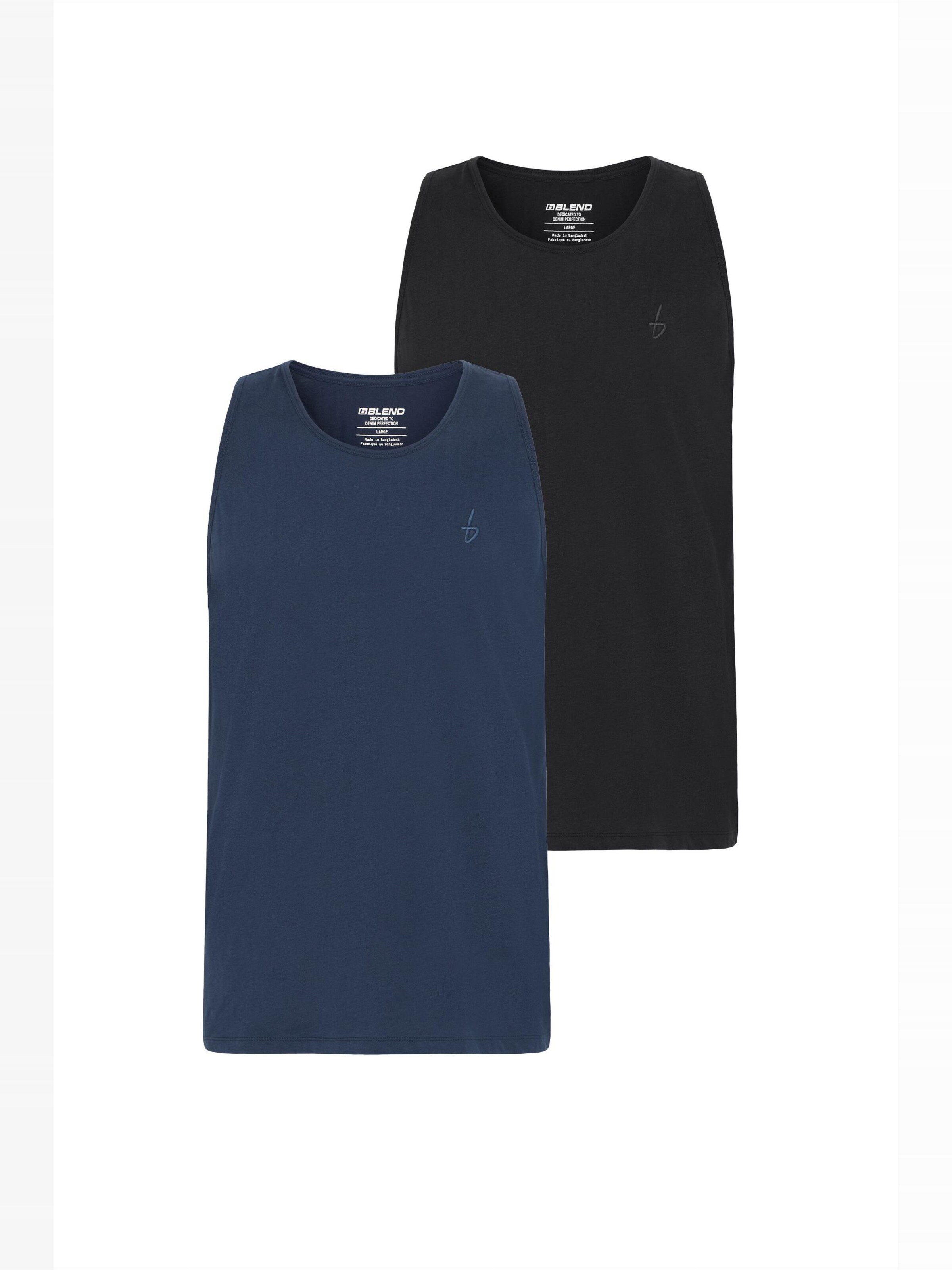 BLEND - Camisa ' BHEbil 2 PACK ' em azul: frente