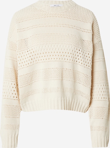 Pullover 'Maira' di ABOUT YOU in beige: frontale