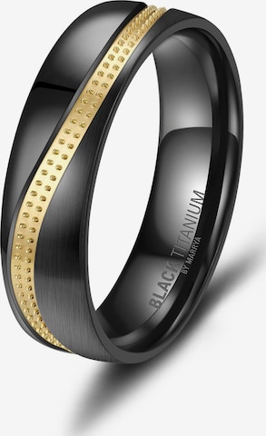 MARRYA Ring 'MARRYA Ehering BT-03 aus Black Titanium' in Grijs: voorkant