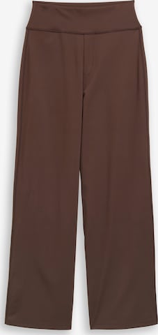TOM TAILOR DENIM Wide Leg Hose in Braun: Vorderseite