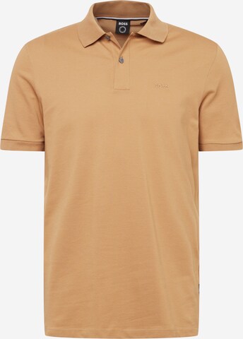 T-Shirt 'Pallas' BOSS en beige : devant