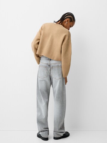 Pull-over Bershka en beige