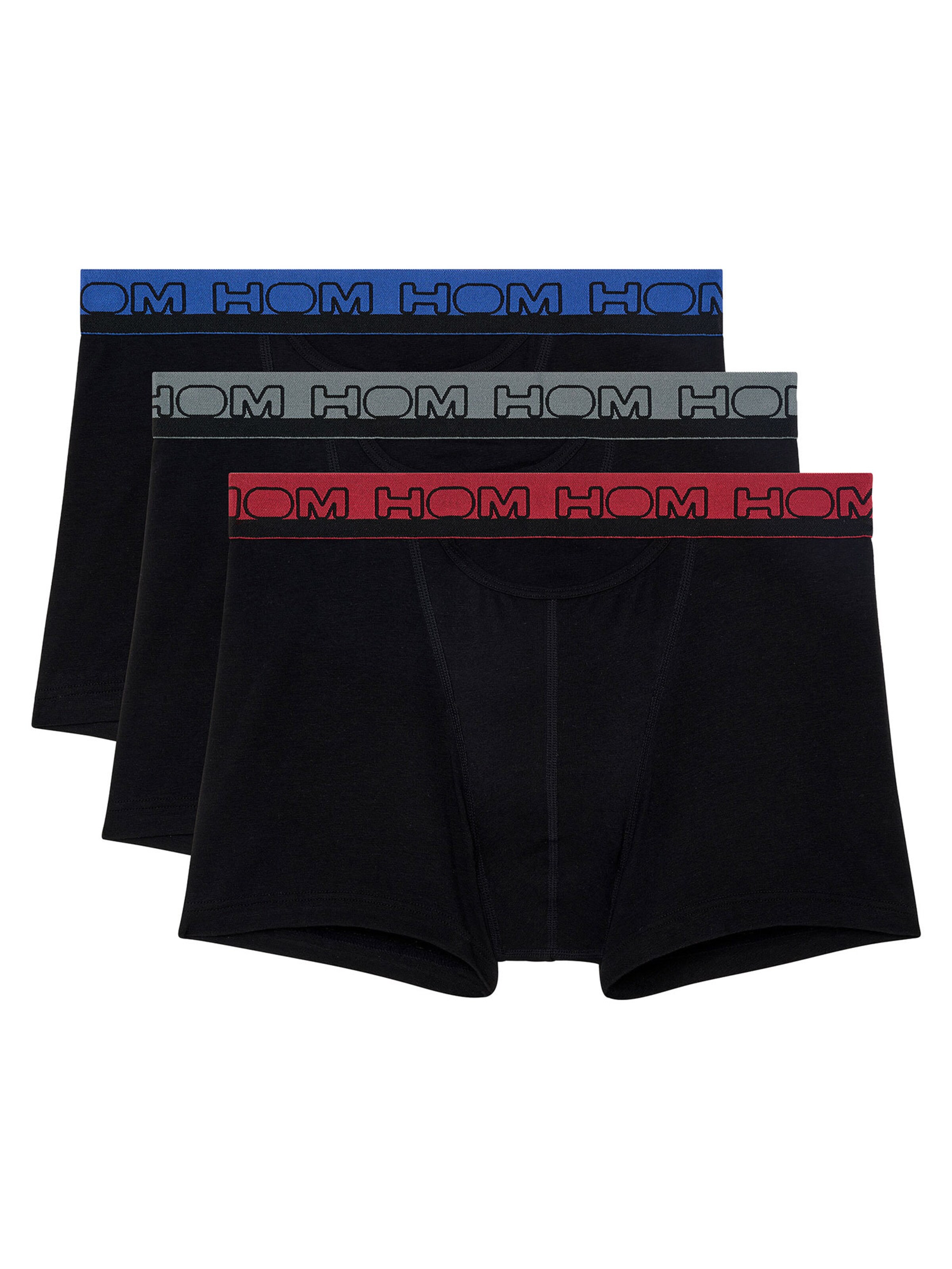 HOM Boxer shorts ' HO1 Terry 2 ' in Black: front