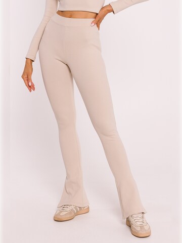 made of emotion Skinny Leggings in Beige: Vorderseite