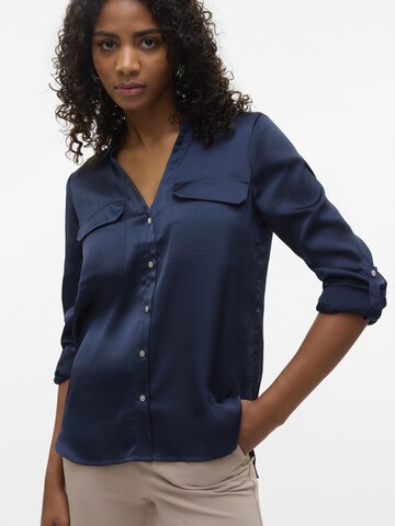 VERO MODA Bluse 'LOU' i blå