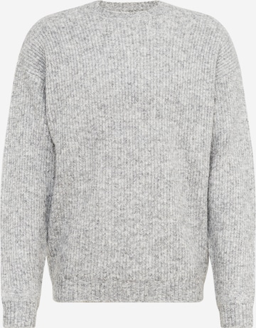 TOM TAILOR DENIM Sweater in Grey: front