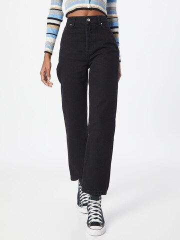 Warehouse Regular Jeans in Black: front