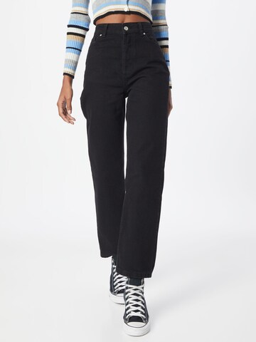 Warehouse Regular Jeans in Black: front