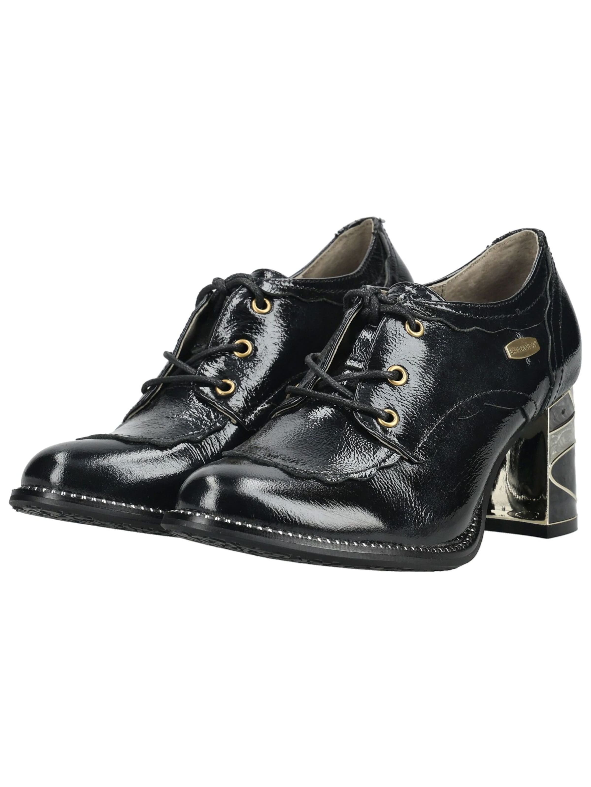 Laura Vita Hochfrontpumps in Schwarz