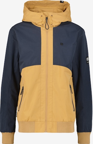 Alife and Kickin Between-Season Jacket 'Dylan AK' in Yellow: front