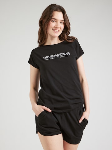 Shorty Emporio Armani en noir : devant