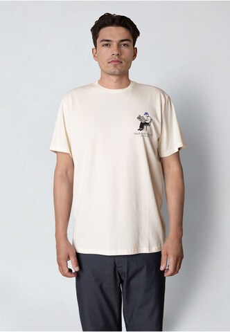 Clean Cut Copenhagen - Camisa 'My Business' em bege: frente