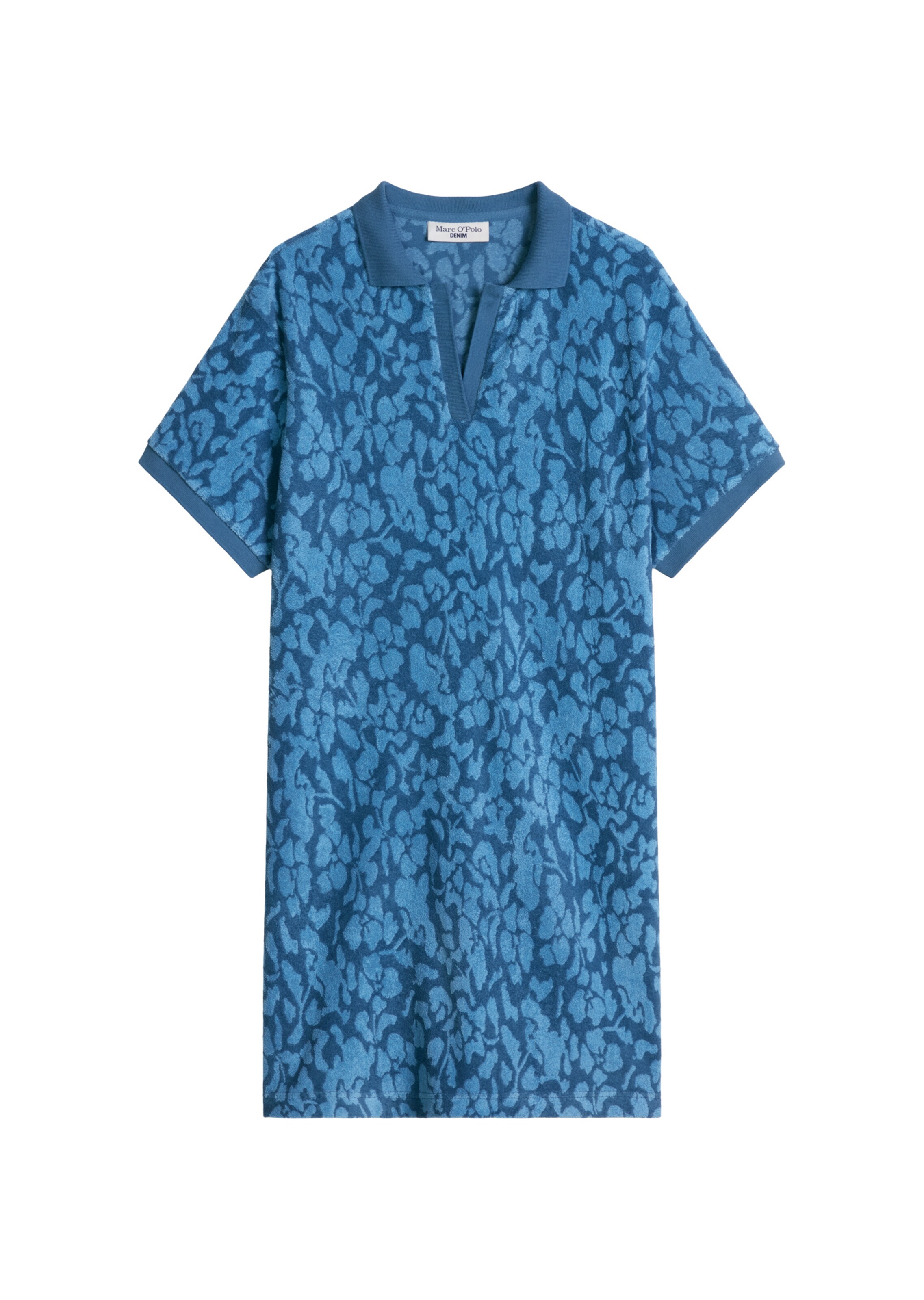 Robes en maille Marc O'Polo DENIM en bleu : devant