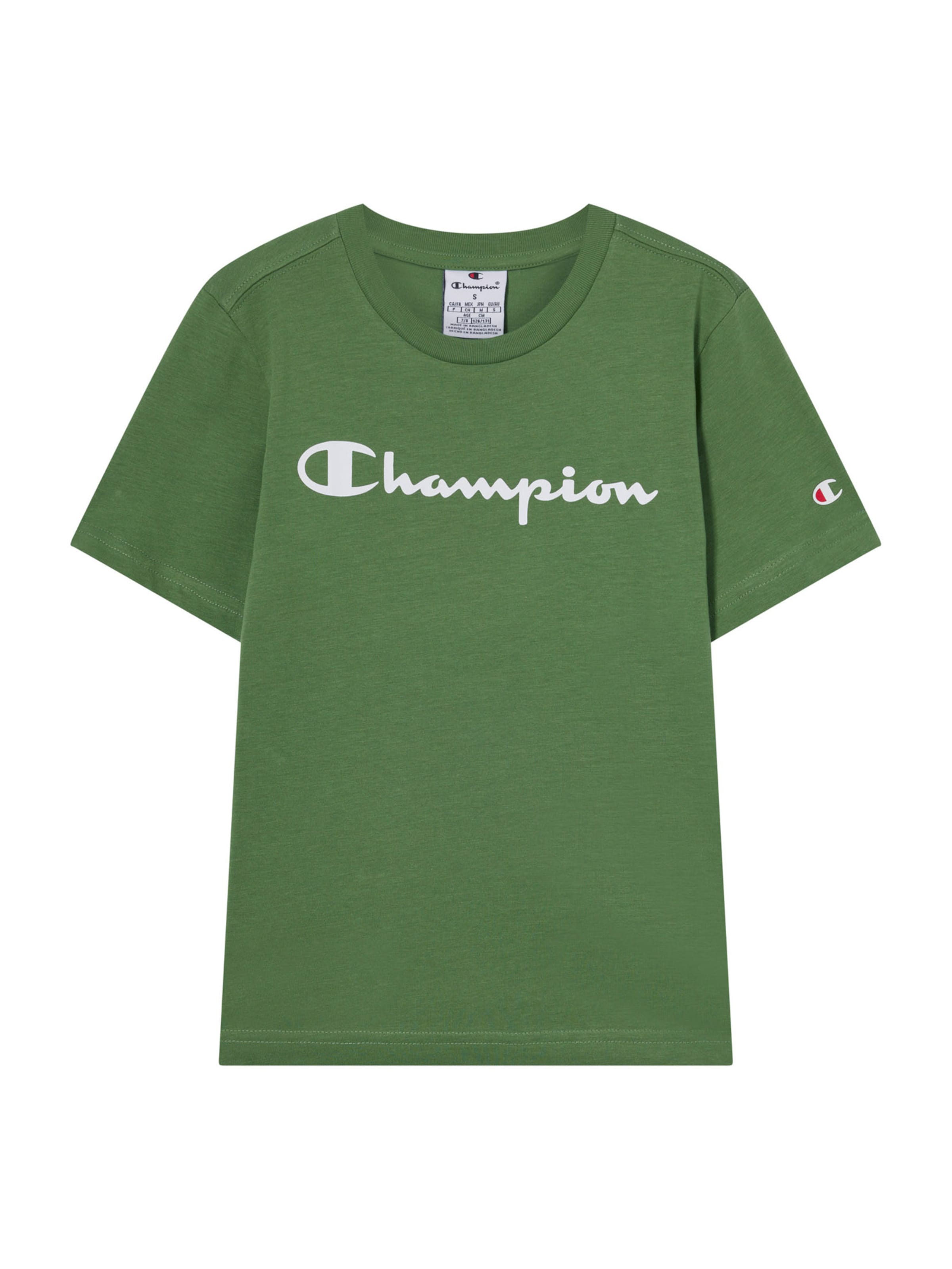 Champion Authentic Athletic Apparel Majica | zelena barva: sprednja stran