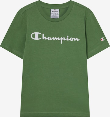 Champion Authentic Athletic Apparel Shirt in Groen: voorkant