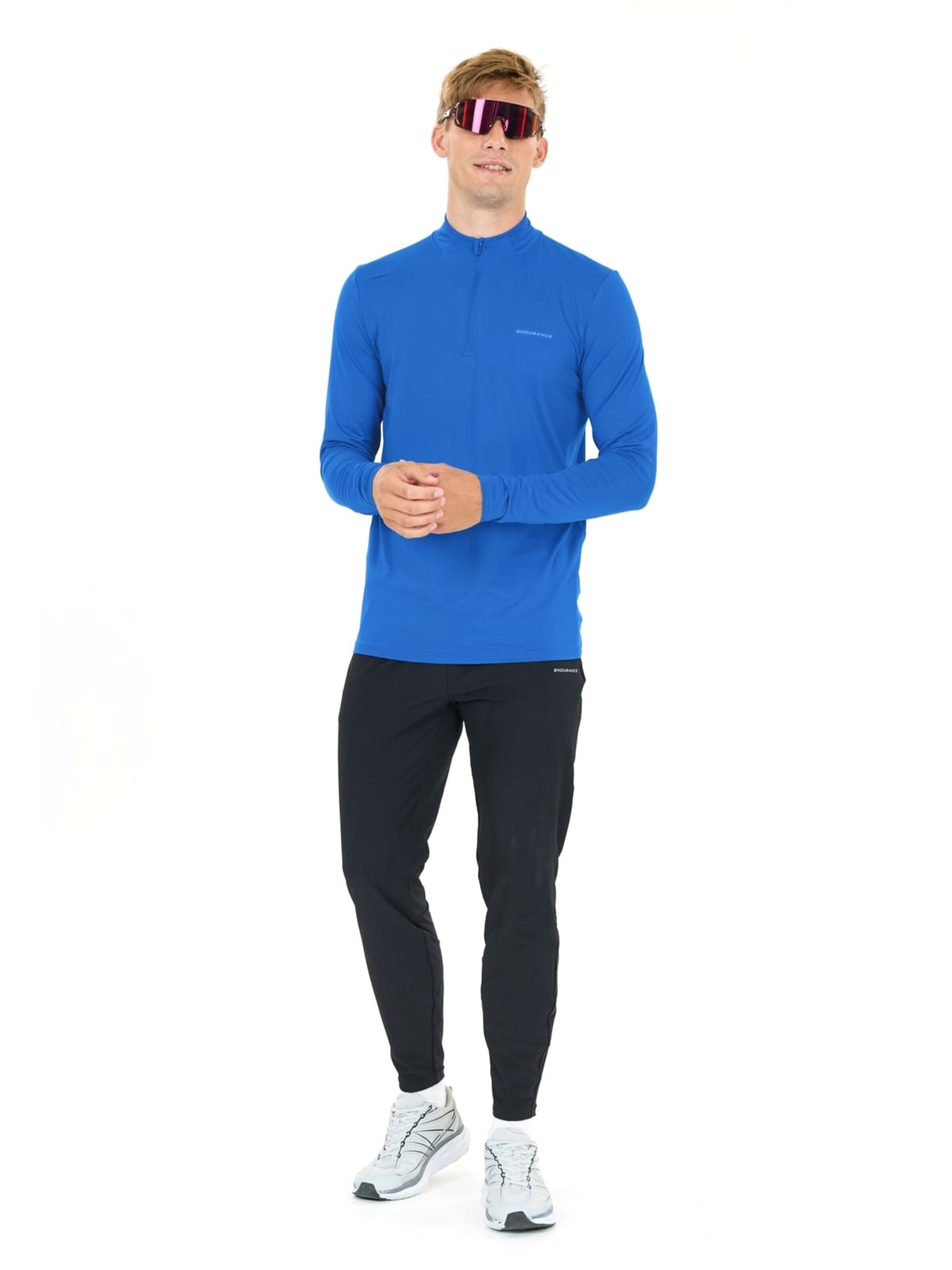 Pull-over 'Armin M Midlayer' ENDURANCE en bleu