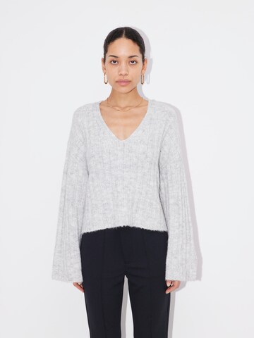 LeGer by Lena Gercke Pullover 'Valerie' in Grau: predná strana