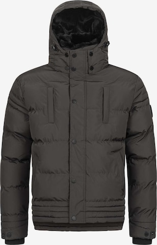 Alessandro Salvarini Winter Jacket 'Fabiano' in Grey: front