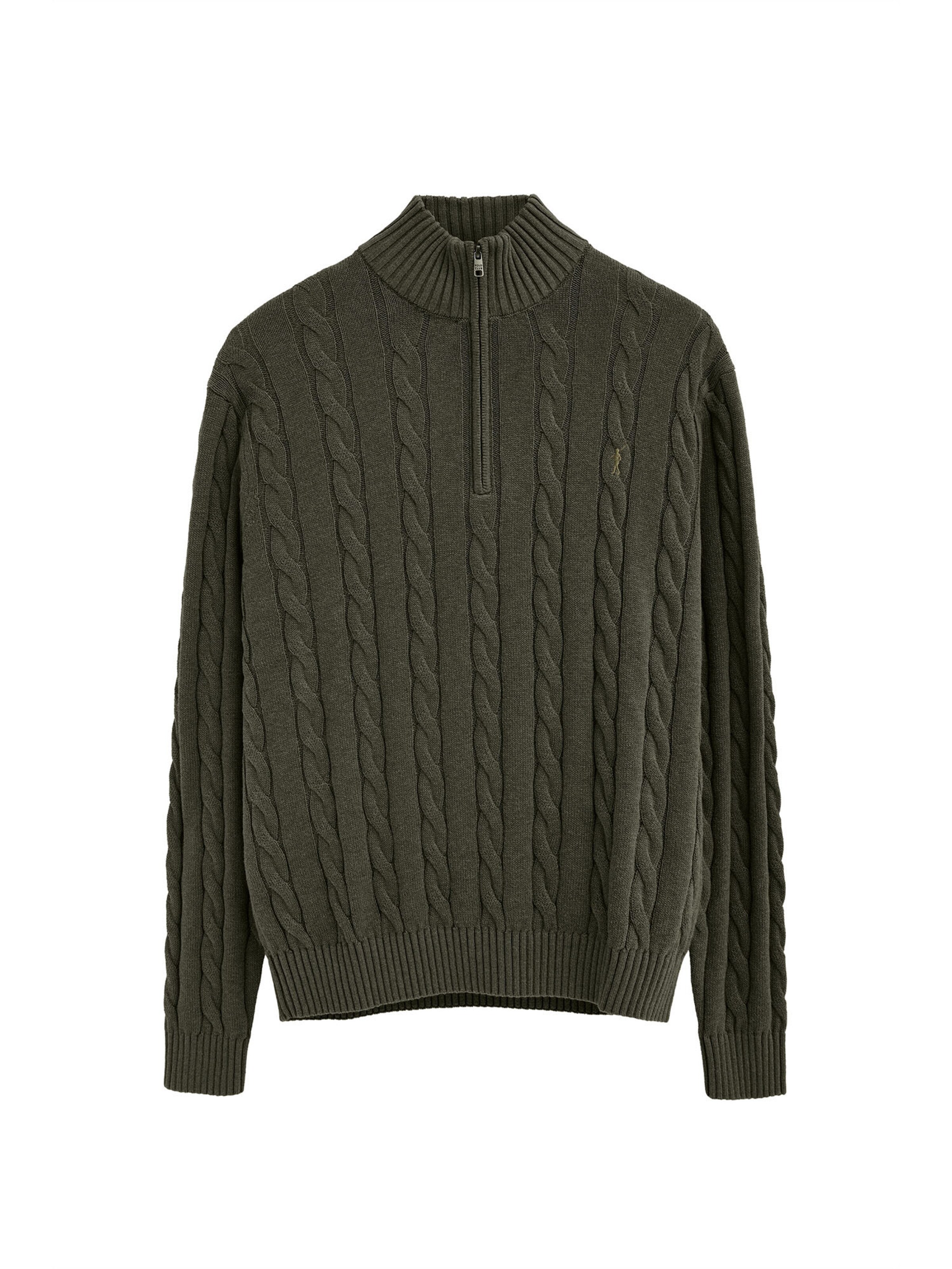 Polo Club Pullover ' RIGBY' in Grün: Vorderseite