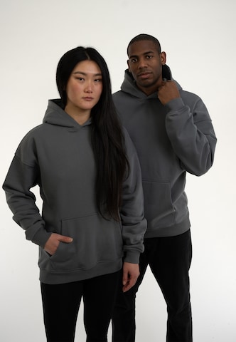 Johnny Urban Sweatshirt 'Cody Oversized' in Grey: front