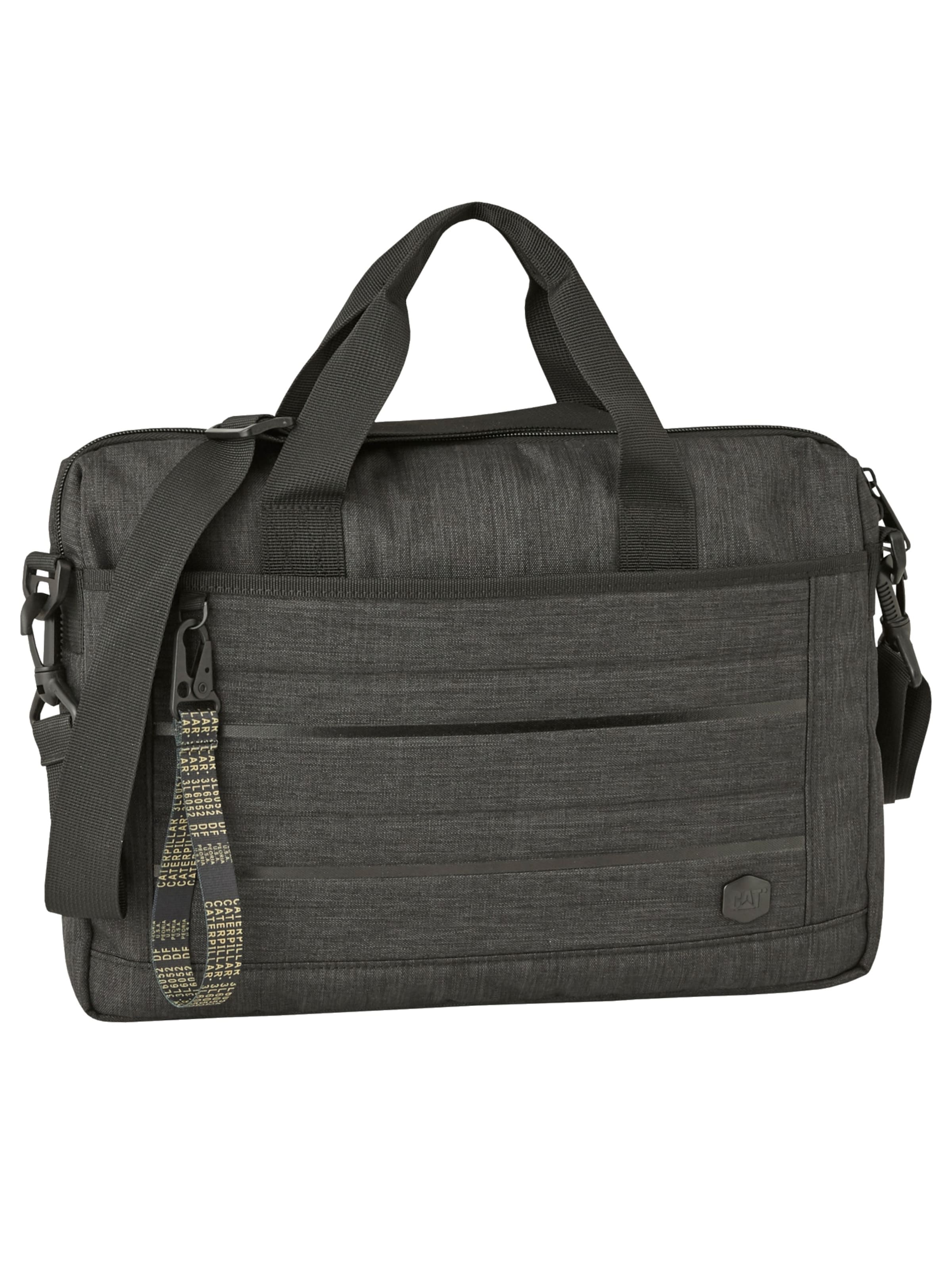 CATERPILLAR Laptop Bag 'Caterpillar B. Holt' in Black: front